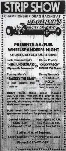 Tri-City Dragway - News Ad (newer photo)